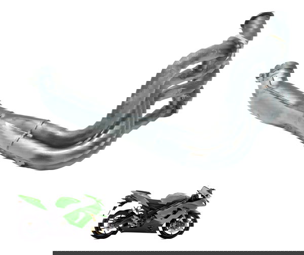 Curva Escape Kawasaki Zx 6r 05-06 Original