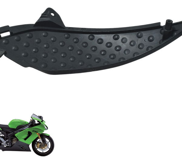 Acabamento Tanque Esquerdo Kawasaki Zx 6r 05-06 Original Preto