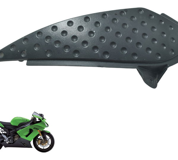 Acabamento Tanque Dir C/ Detalhes Kawasaki Zx 6r 05-06 Orig Preto