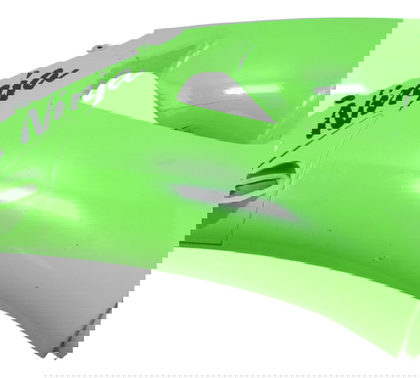 Carenagem Lateral Esq C/ Detalhes Kawasaki Zx 6r 05-06 Orig Verde