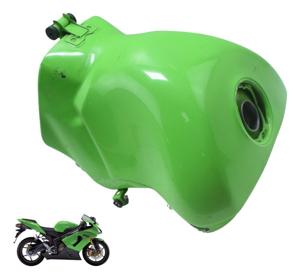 Tanque C/ Detalhes Kawasaki Zx 6r 05-06 Original Usado
