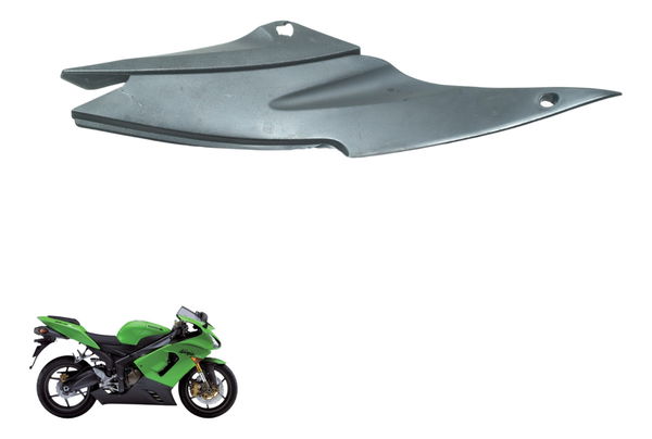Carenagem Lateral Esq C/ Avaria Kawasaki Zx 6r 05-06 Orig