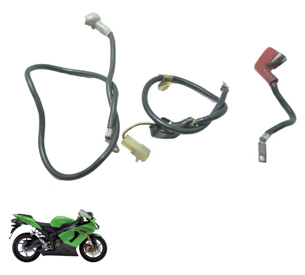 Cabo Bateria +/- Kawasaki Zx 6r 05-06 Original
