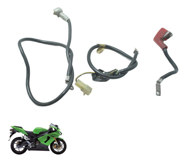 Cabo Bateria +/- Kawasaki Zx 6r 05-06 Original