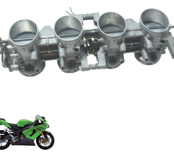 Carcaça Corpo Injeção Kawasaki Zx 6r 05-06 Original