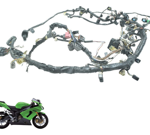 Chicote Principal C/ Detalhes Kawasaki Zx 6r 05-06 Original