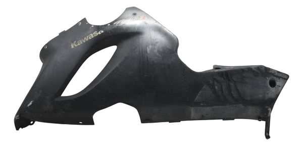 Spoiler Esquerdo C/ Avaria Kawasaki Zx 6r 05-06 Original