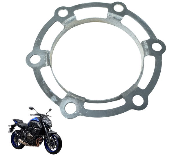 Acabamento Coroa Traseira Yamaha Mt 07 19-24 Original Prateado