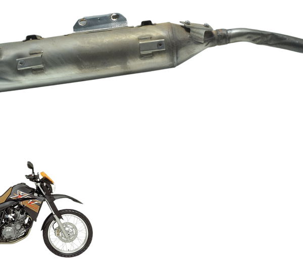 Ponteira Escape Esquerd C/ Avaria Yamaha Xt 660 R 05-08 Orig