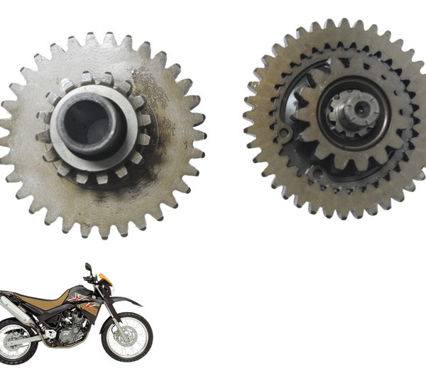 Par Engrenagem Redução Partida Yamaha Xt 660 R 05-08 Orig