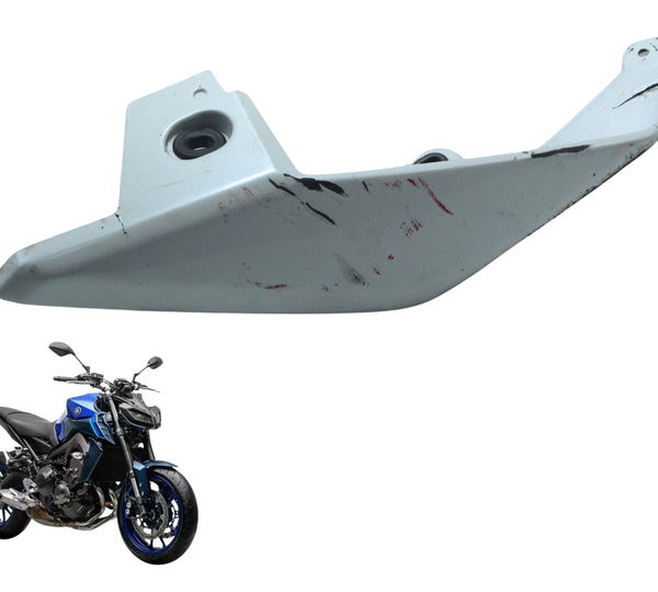 Carenagem Rabeta Direita C/ Detalhes Yamaha Mt 09 20-24 Orig Branco