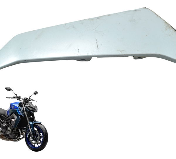 Carenagem Radiador Esquerd C/ Detalh Yamaha Mt 09 20-24 Orig Branco