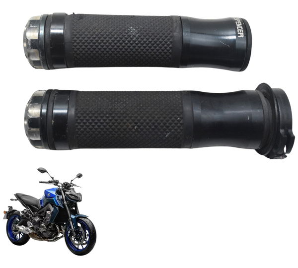 Par Manoplas Yamaha Mt 09 20-24 Paralelo Preto