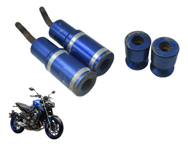 Jogo Slider C/ Detalhes Yamaha Mt 09 20-24 Original