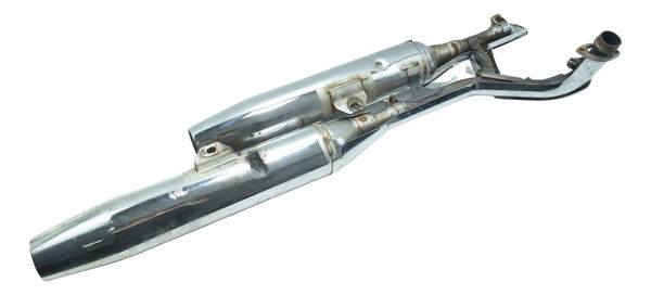 Ponteira Escape C/ Detal Yamaha Xvs 650 Drag Star 98-06 Orig