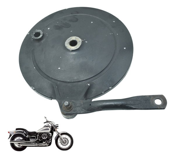 Espelho Roda Traseira Yamaha Xvs 650 Drag Star 98-06 Orig Preto