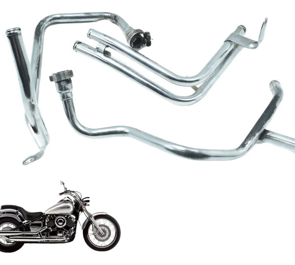 Jogo Conexão Ar Yamaha Xvs 650 Drag Star 98-06 Original