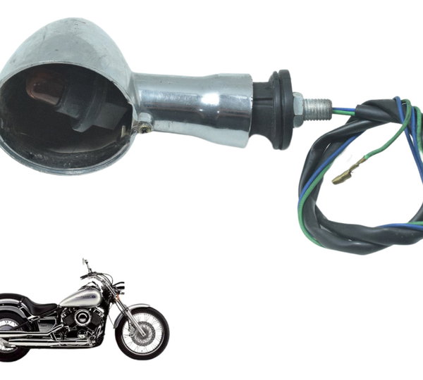 Pisca Dianteiro Esq C/ Avaria Yamaha Xvs 650 Drag Star 98-06