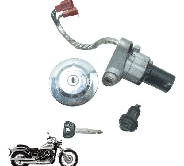 Kit Chave Ignição Yamaha Xvs 650 Drag Star 98-06 Original