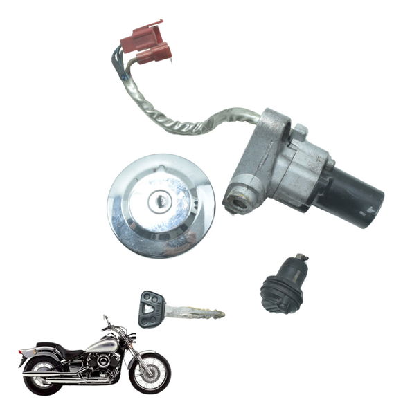 Kit Chave Ignição Yamaha Xvs 650 Drag Star 98-06 Original