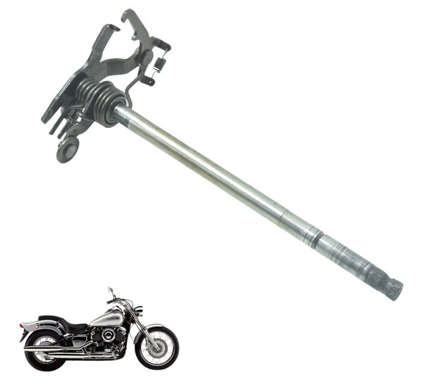 Eixo Seletor Marcha Yamaha Xvs 650 Drag Star 98-06 Original
