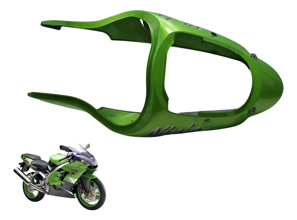Carenagem Rabeta C/ Detalhes Kawasaki Zx 9r 2001 Original Verde