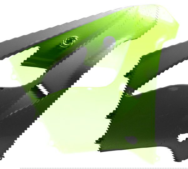 Carenagem Lateral Esq C/ Avaria Kawasaki Zx 9r 2001 Original Verde