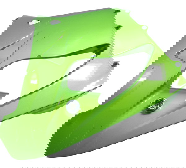 Carenagem Lateral Esq C/ Avaria Kawasaki Zx 9r 2001 Original Verde
