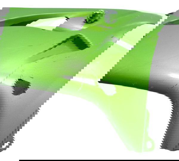 Carenagem Lateral Esq C/ Avaria Kawasaki Zx 9r 2001 Original Verde