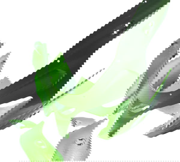 Carenagem Farol C/ Avaria Kawasaki Zx 9r 2001 Original Verde