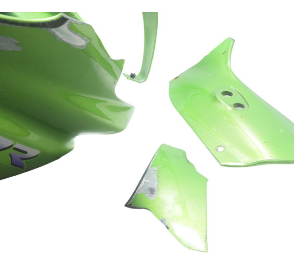 Carenagem Farol C/ Avaria Kawasaki Zx 9r 2001 Original Verde