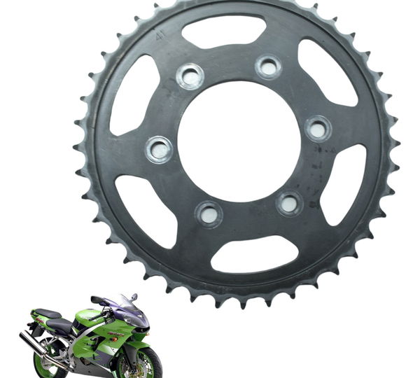 Coroa 41 Dentes Kawasaki Zx 9r 2001 Original Preto
