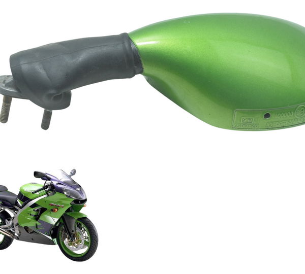 Espelho Esquerdo C/ Detalhes Kawasaki Zx 9r 2001 Original