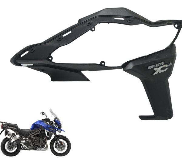 Carenagem Lateral Dir C/ Detalh Triumph Tiger 1200 Xca 2017 Preto