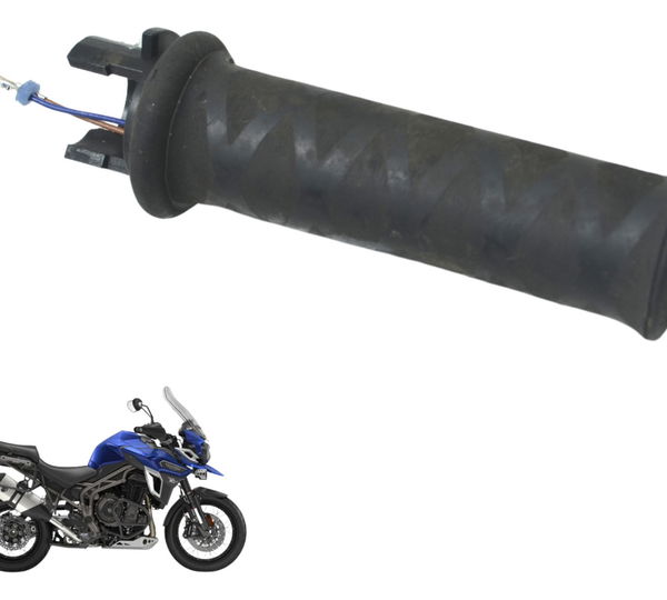 Manopla Dir C/ Aquecedor S/ Plug Triumph Tiger 1200 Xca 2017 Preto