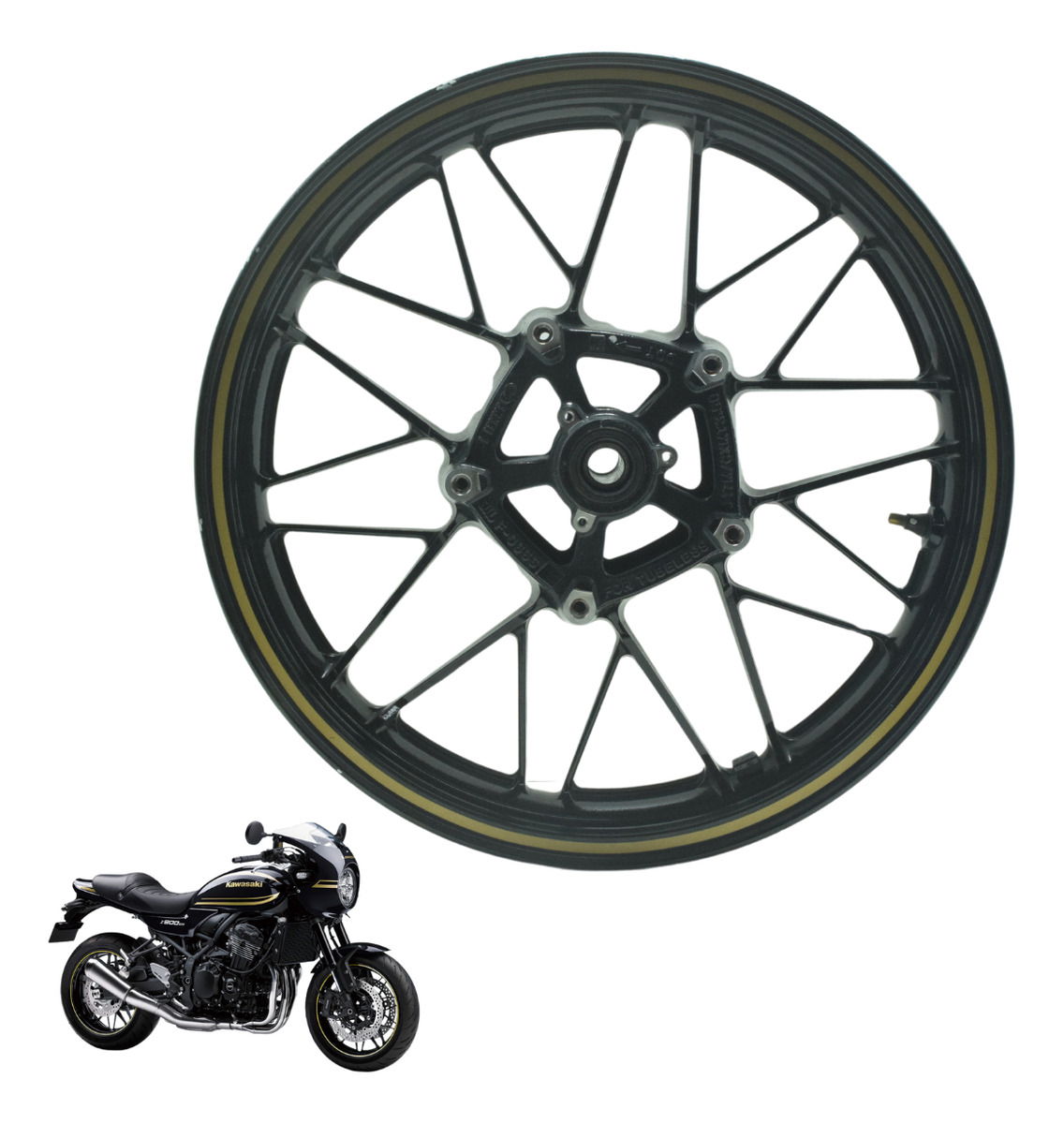 Roda Dianteira Kawasaki Z 900 Rs 18-24 Original