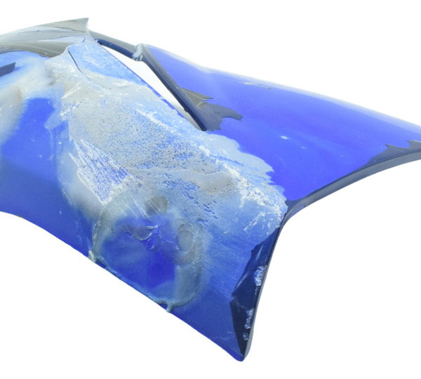 Carenagem Tanque Lat Esq C/ Detal Yamaha Xt 660 R 09-18 Orig Azul