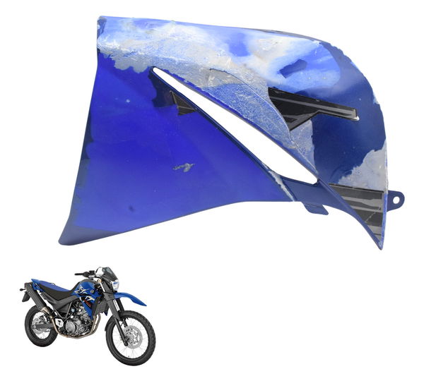 Carenagem Tanque Lat Esq C/ Detal Yamaha Xt 660 R 09-18 Orig Azul