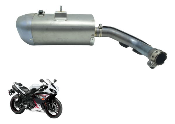 Ponteira Escape Esquerda Yamaha Yzf R1 09-15 Original