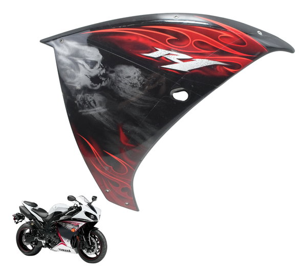 Carenagem Lateral Direita Yamaha Yzf R1 09-15 Original Preto