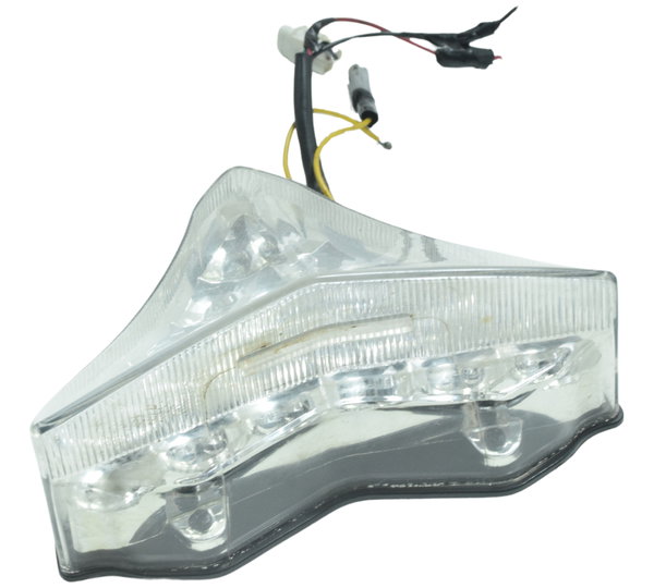 Lanterna Traseira Yamaha Yzf R1 09-15 Paralelo Branco