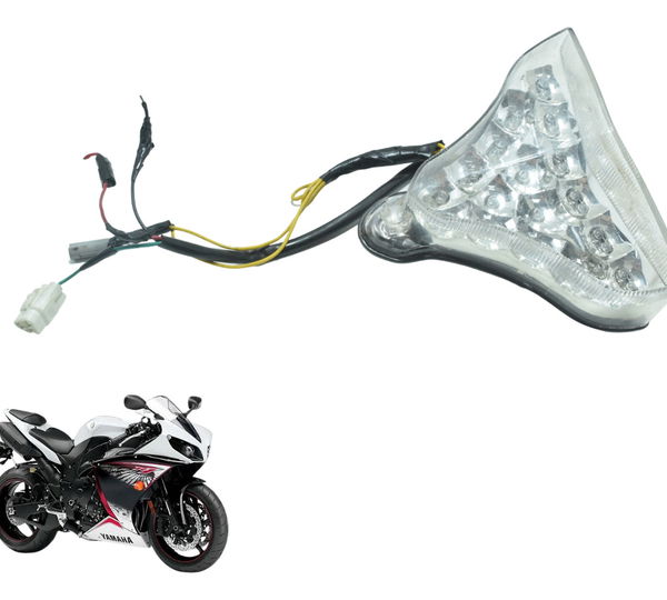 Lanterna Traseira Yamaha Yzf R1 09-15 Paralelo Branco