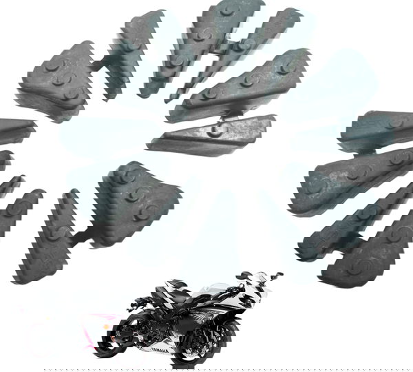 Jogo Coxim Cubo Coroa Yamaha Yzf R1 09-15 Original