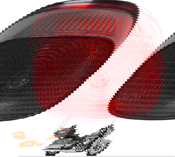 Lanterna Traseira Harley Touring Electra Glide 14-17 Orig Esquerdo Vermelho