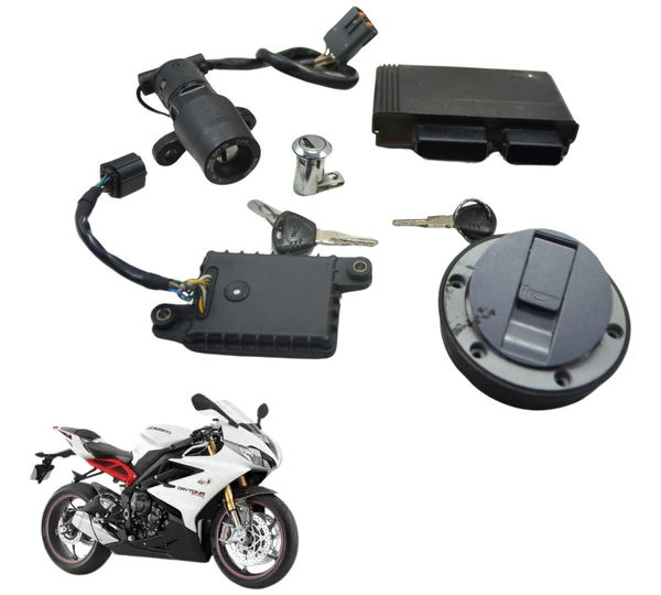 Kit Chave Modulo Ecu Cold Triumph Daytona 675r 13-16 Orig