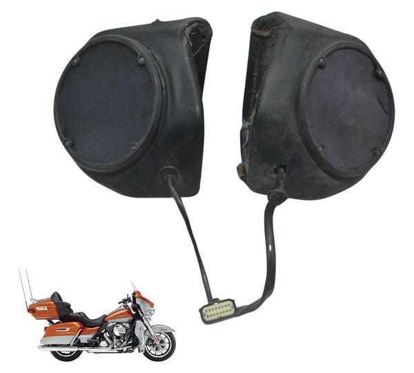 Par Autofalante C/ Avaria Harley Touring Electra Glide 14-17 Preto