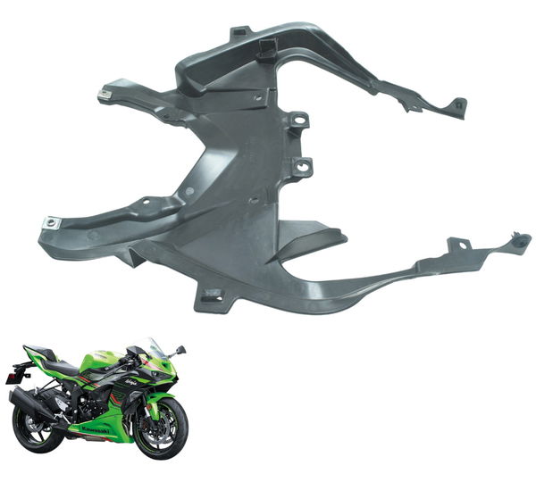 Carenagem Rabeta Central Kawasaki Zx636 Zx 6r 19-24 Original Preto