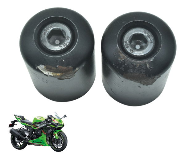Par Peso Guidão Kawasaki Zx636 Zx 6r 19-24 Original