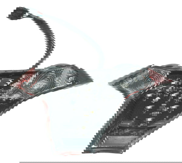 Lanterna Traseira C/ Avaria Kawasaki Zx636 Zx 6r 19-24 Orig Branco