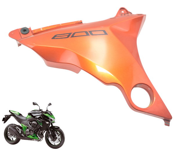 Carenagem Lateral Direita Kawasaki Z 800 13-17 Original Laranja